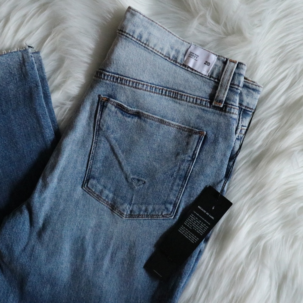 Hudson Zoeey High Rise Straight Crop Jeans Sz 28 - Picture 5 of 7